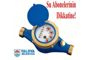 Su Abonelerine Uyarı