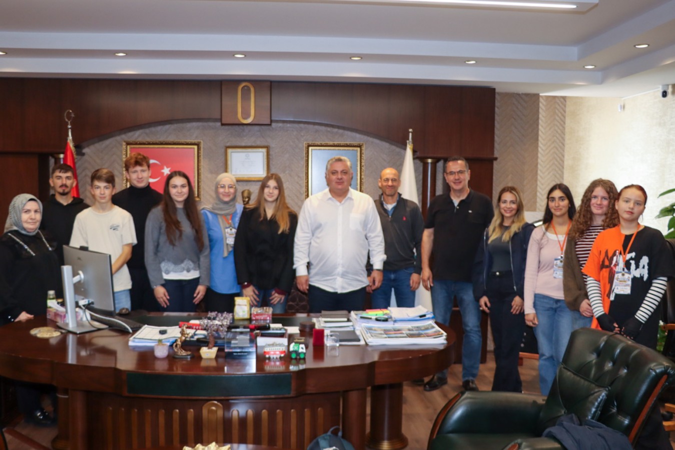 BAŞKAN GÜREL, ROTTENBURG’DAN GELEN MİSAFİRLERİ AĞIRLADI